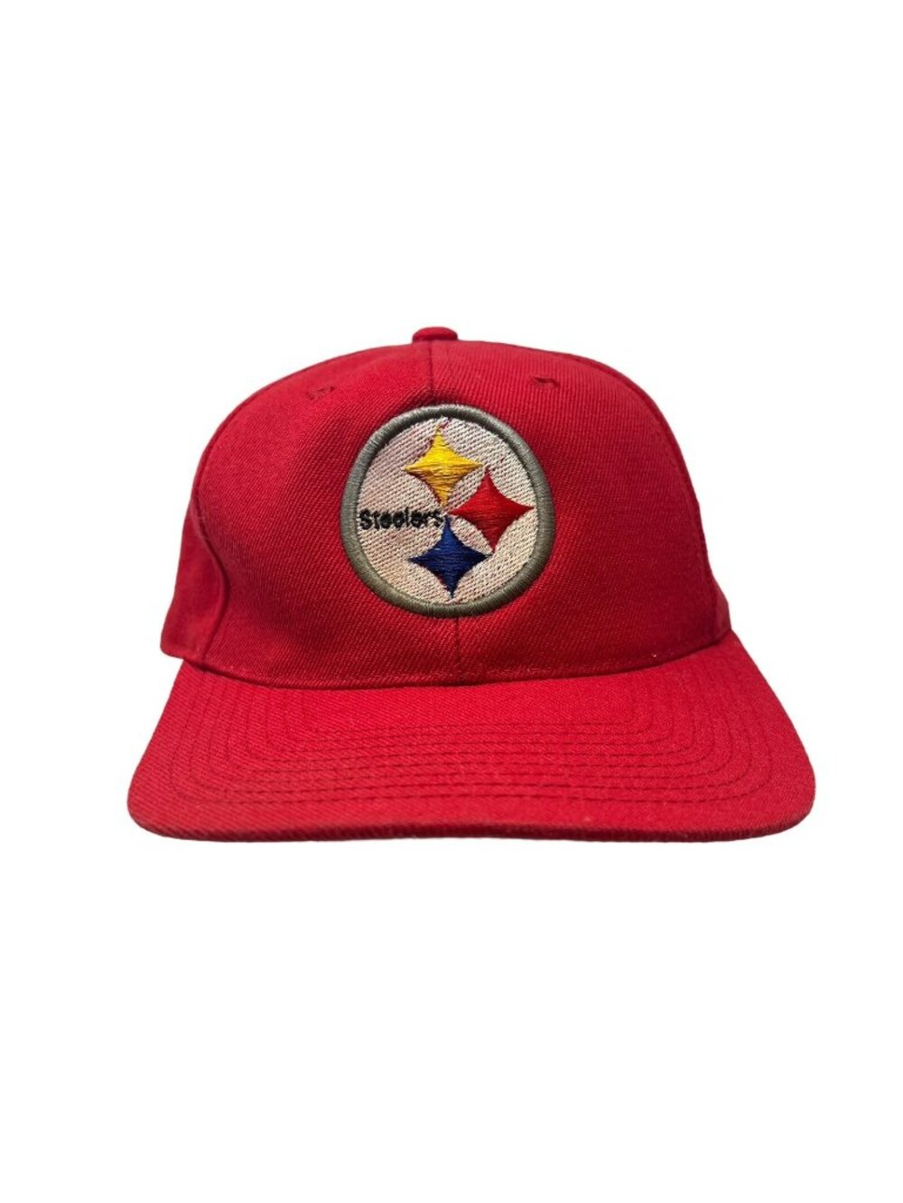 Pittsburgh Steelers Sports Specialties Rare Red Vintage Snapback Hat Cap NFL 90s